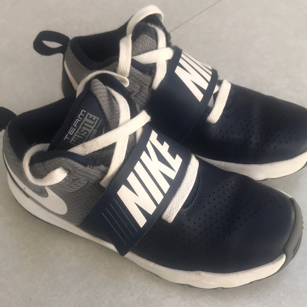 Navy and grey Nike size 1 Youth